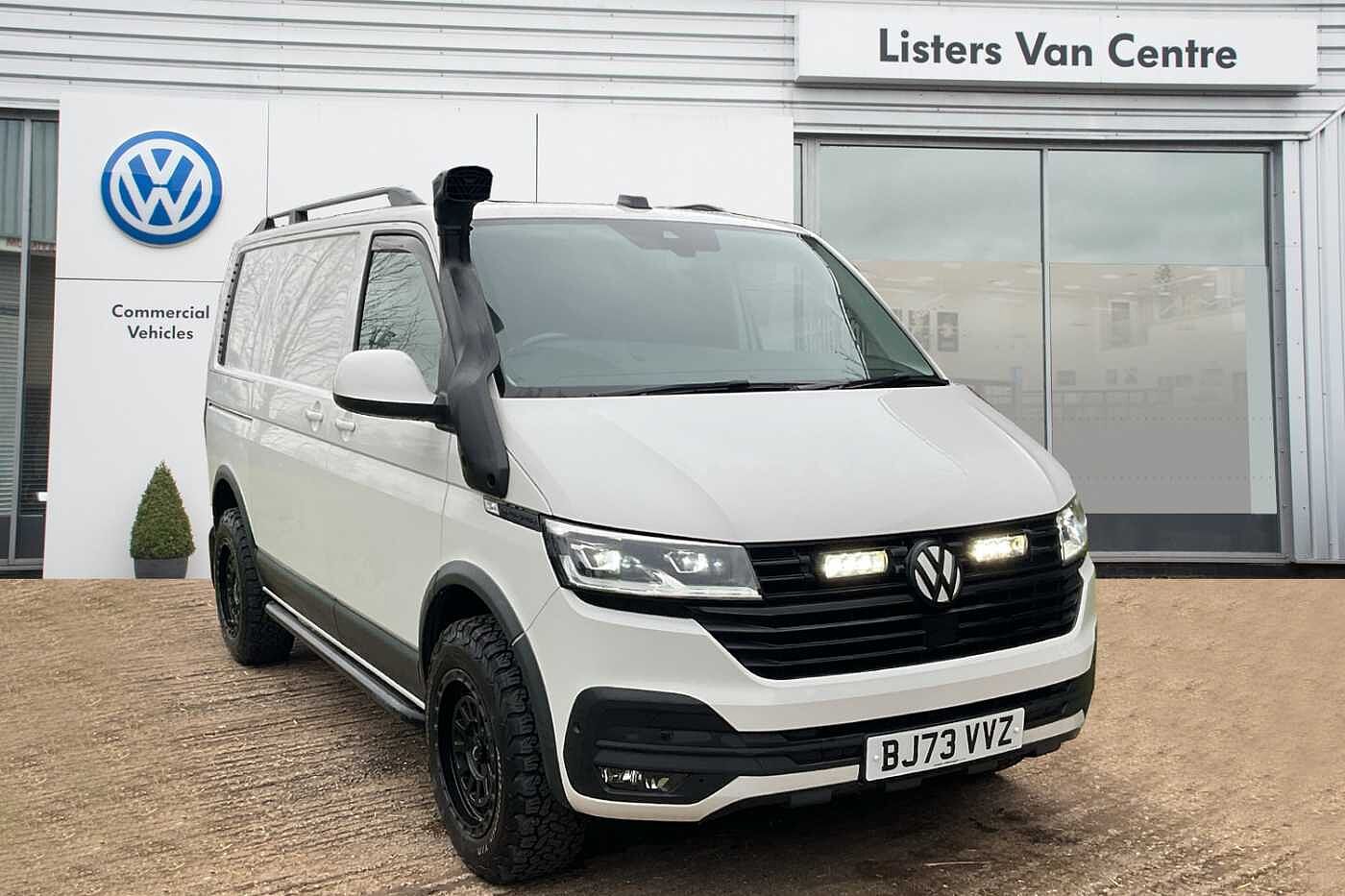 Volkswagen Transporter 2.0 SWB 4MOTION DSG 204PS NAV DIFF LOCK LED'S HILL DESCENT LIFTED SNORKEL 4x4