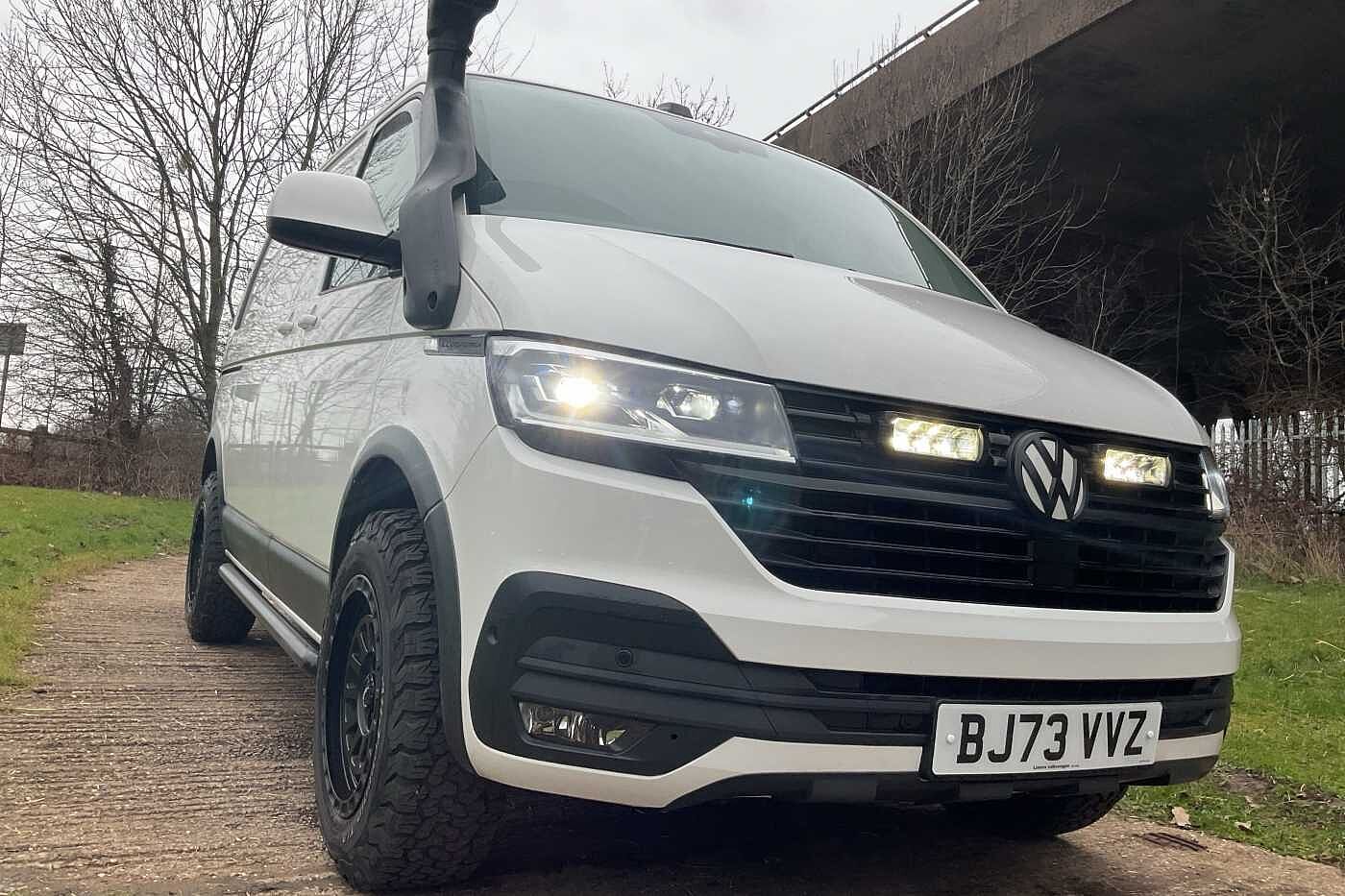 Volkswagen Transporter 2.0 SWB 4MOTION DSG 204PS NAV DIFF LOCK LED'S HILL DESCENT LIFTED SNORKEL 4x4