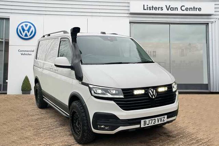 Volkswagen Transporter 2.0 SWB 4MOTION DSG 204PS NAV DIFF LOCK LED'S HILL DESCENT LIFTED SNORKEL 4x4